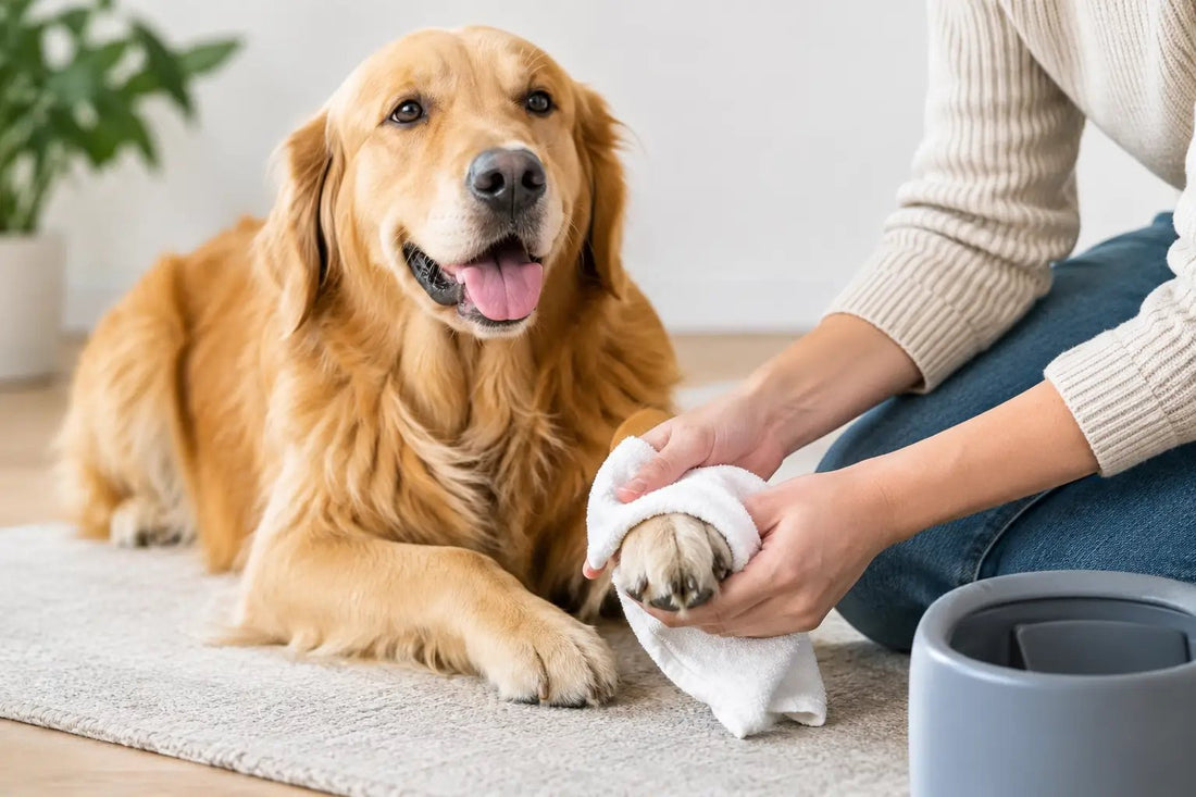 Come pulire le zampe del cane dopo la passeggiata - PawFRESH Shop