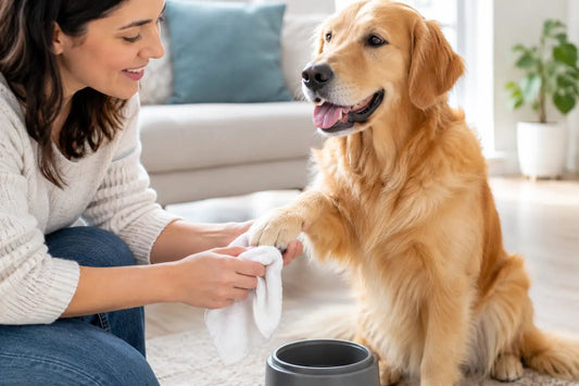 Pulizia zampe cane in appartamento senza stress - PawFRESH Shop