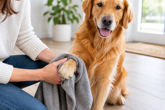 Come asciugare le zampe del cane senza sporcare casa - PawFRESH Shop