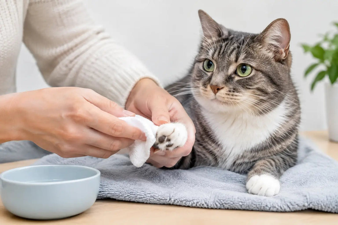 Come lavare le zampe del gatto senza stress - PawFRESH Shop